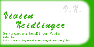 vivien neidlinger business card